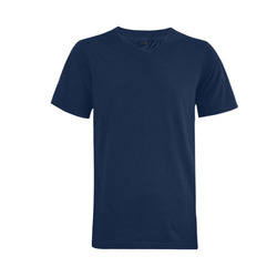 This My Color Dark Blue Men's V-Neck T-shirt (USA Size) (Model T10)