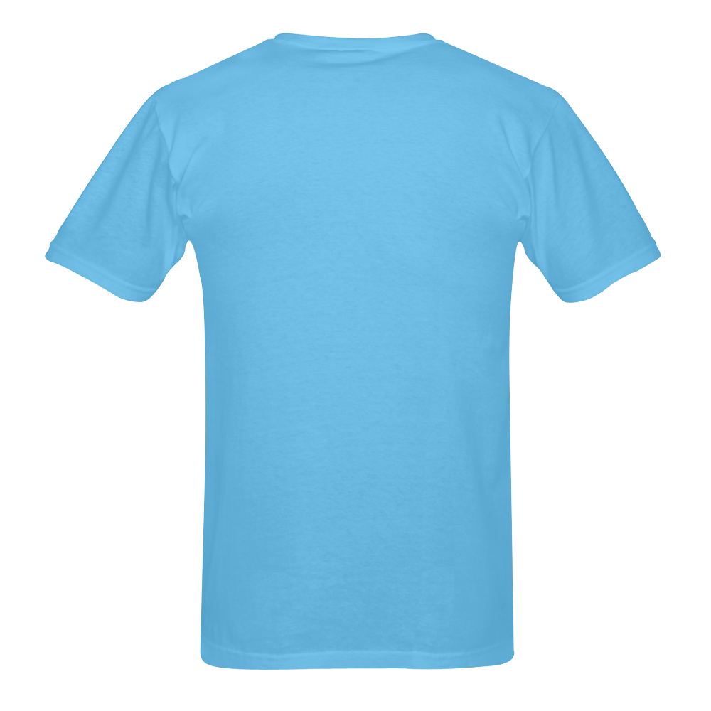 This My Color SkyBlue Sunny Men's T- shirt (Model T06)