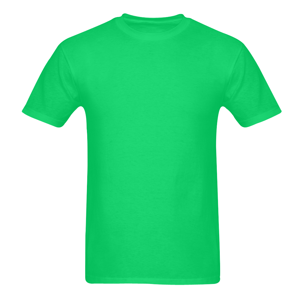 This My Color Bright Green Sunny Men's T- shirt (Model T06)