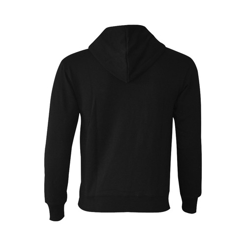 This My Color Plain Black Oceanus Hoodie Sweatshirt (NEW) (Model H03)