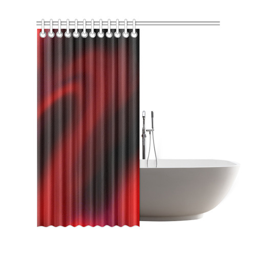 Crimson folds Shower Curtain 69"x72"