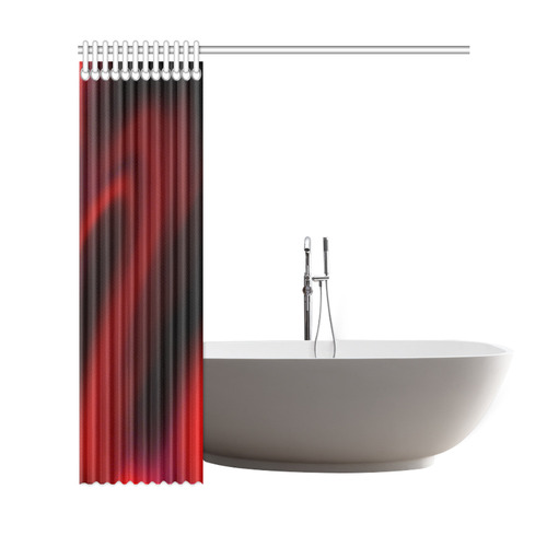 Crimson folds Shower Curtain 69"x72"
