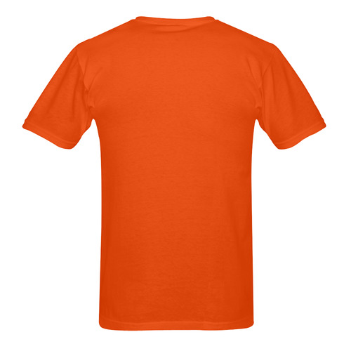 This My Color Sunshine Orange Sunny Men's T- shirt (Model T06)
