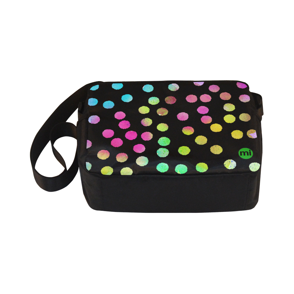 Multicolor Dots. Inspired by the Magic Island of Gotland. Classic Cross-body Nylon Bags (Model 1632)