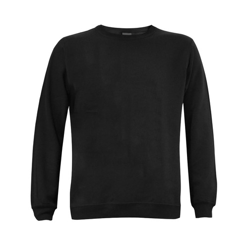 This My Color Plain Black Gildan Crewneck Sweatshirt(NEW) (Model H01)