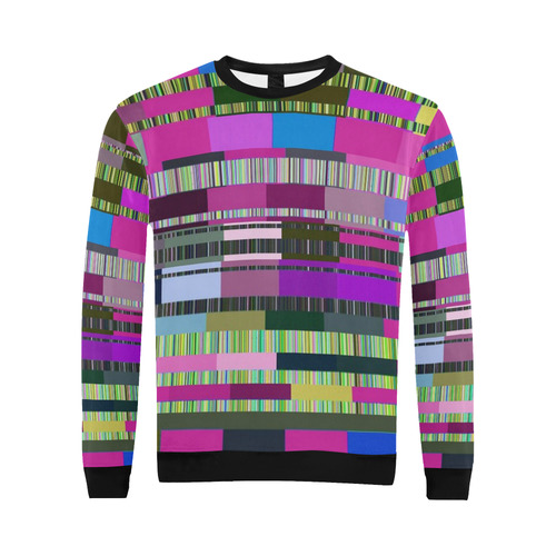 Error 3 by FeelGood All Over Print Crewneck Sweatshirt for Men (Model H18)