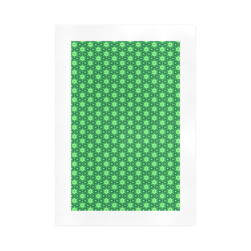 GREEN PETALS Art Print 16‘’x23‘’