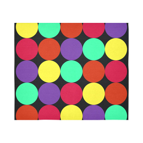 DOTS-5 Cotton Linen Wall Tapestry 60"x 51"