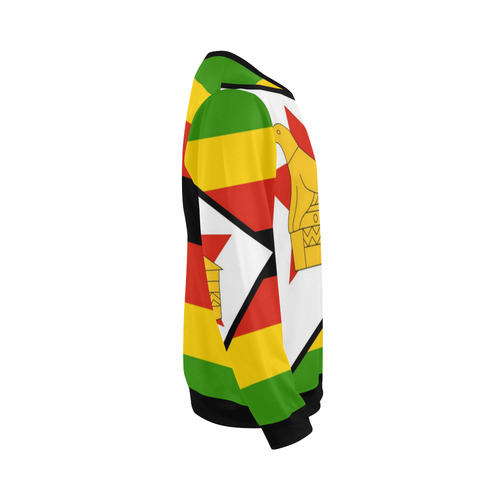 zimbabwe flag 2 All Over Print Crewneck Sweatshirt for Men (Model H18)