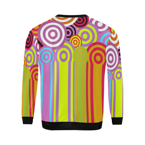 1960's circles All Over Print Crewneck Sweatshirt for Men (Model H18)