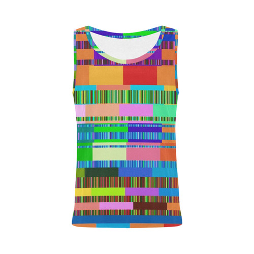 Error 2 by FeelGood All Over Print Tank Top for Women (Model T43)