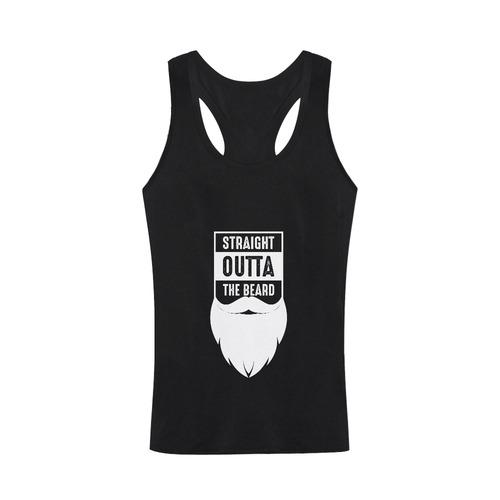 Straight Outta The Beard Plus-size Men's I-shaped Tank Top (Model T32)