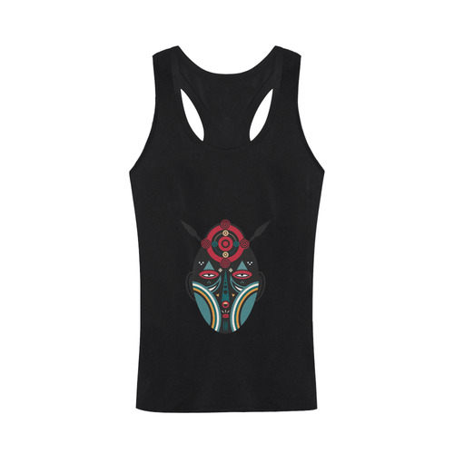 Maasai Warrior Plus-size Men's I-shaped Tank Top (Model T32)