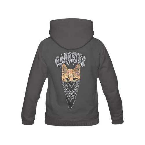 Gangster Cat All Over Print Hoodie for Men (USA Size) (Model H13)
