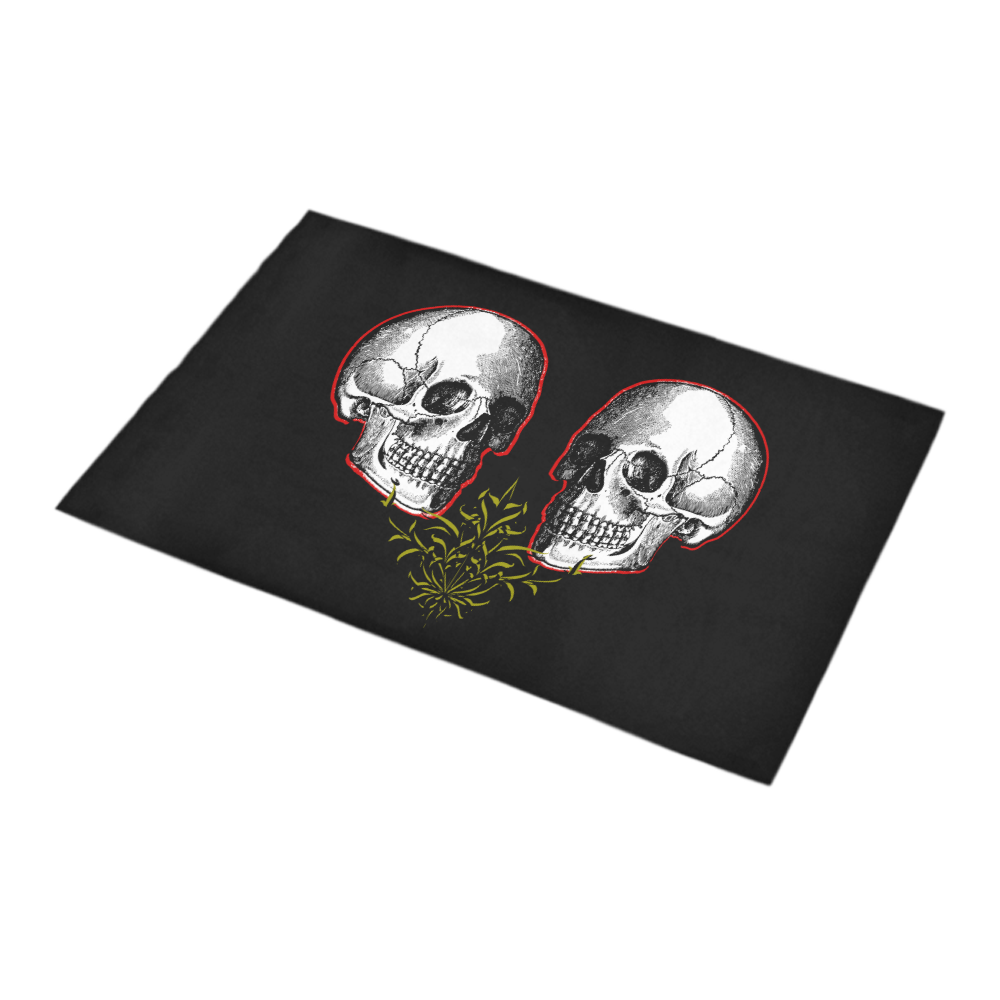 Skulls Bath Rug 16''x 28''