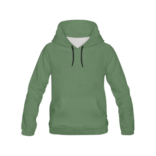 This My Color GreyGreen All Over Print Hoodie for Men (USA Size) (Model H13)