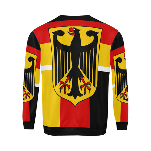 GERMANY All Over Print Crewneck Sweatshirt for Men (Model H18)