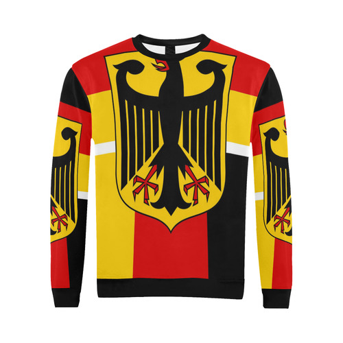 GERMANY All Over Print Crewneck Sweatshirt for Men (Model H18)