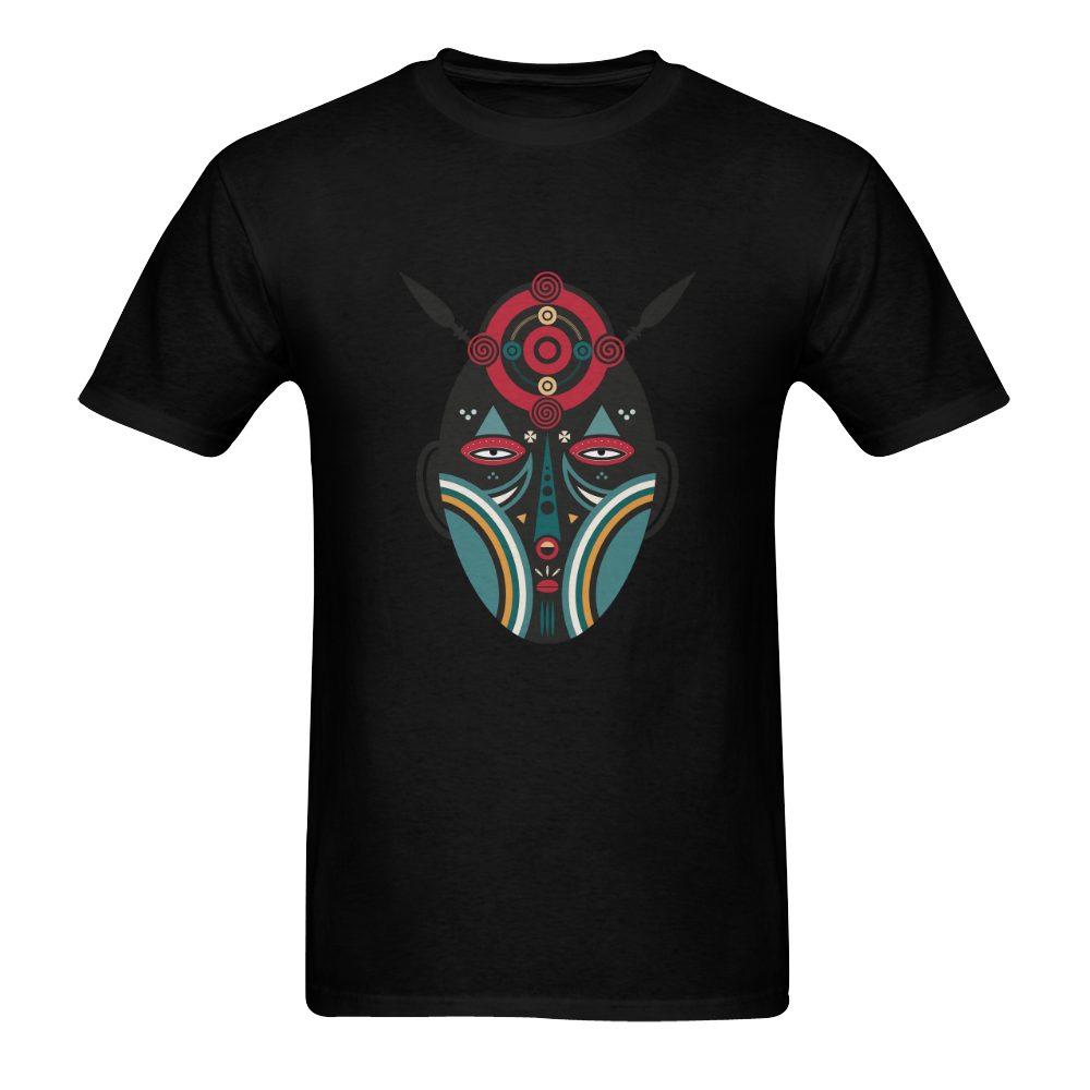 Maasai Warrior Sunny Men's T- shirt (Model T06)