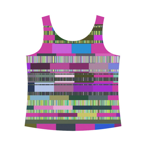 Error 3 by FeelGood All Over Print Tank Top for Women (Model T43)