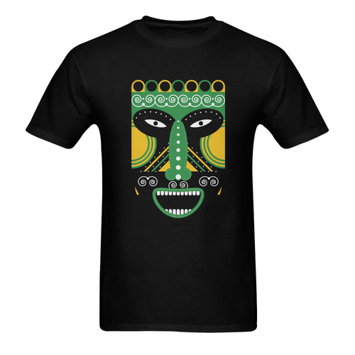 Ritual Mask Sunny Men's T- shirt (Model T06)