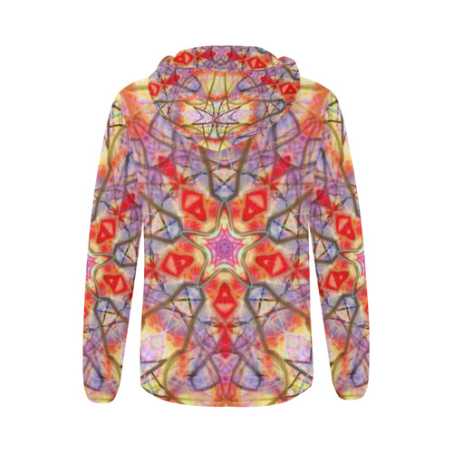 Thleudron Eidos All Over Print Full Zip Hoodie for Women (Model H14)
