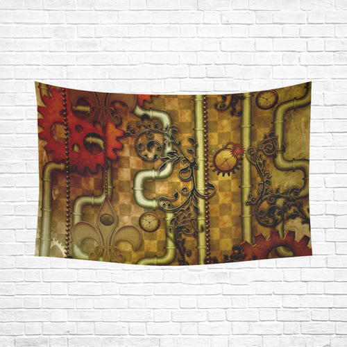 wonderful noble steampunk design Cotton Linen Wall Tapestry 90"x 60"