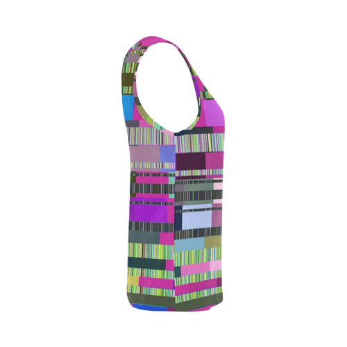 Error 3 by FeelGood All Over Print Tank Top for Women (Model T43)
