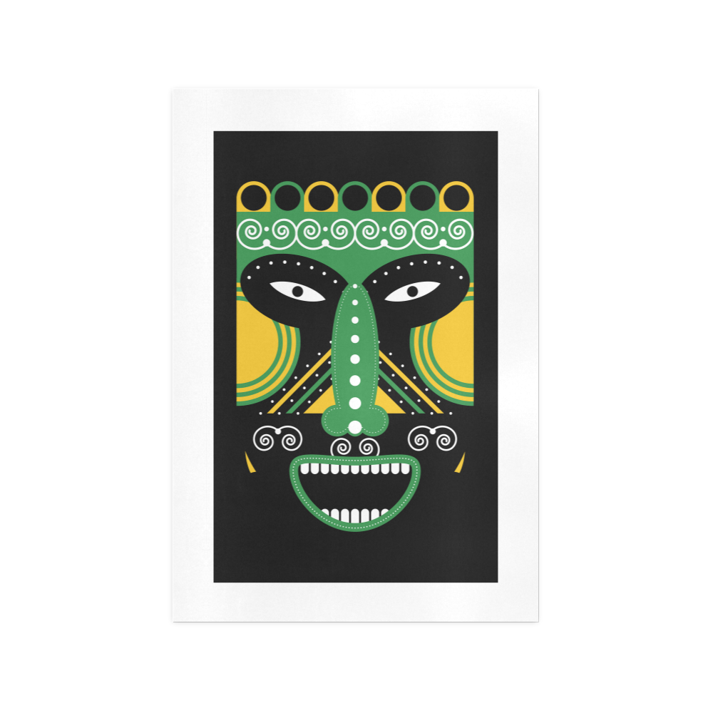 Ritual Mask Art Print 13‘’x19‘’