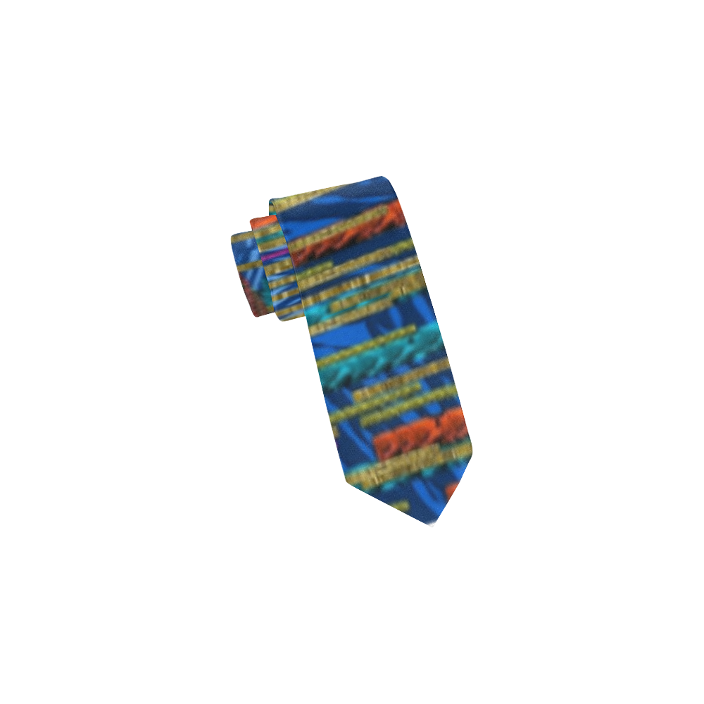 Peace In The Troll woody wood Classic Necktie (Two Sides)