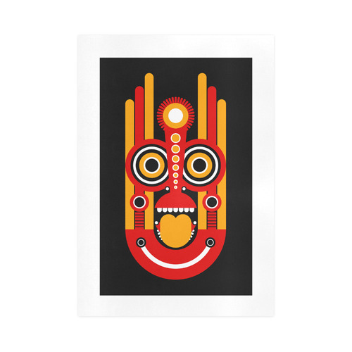 Tiki Mask Art Print 16‘’x23‘’