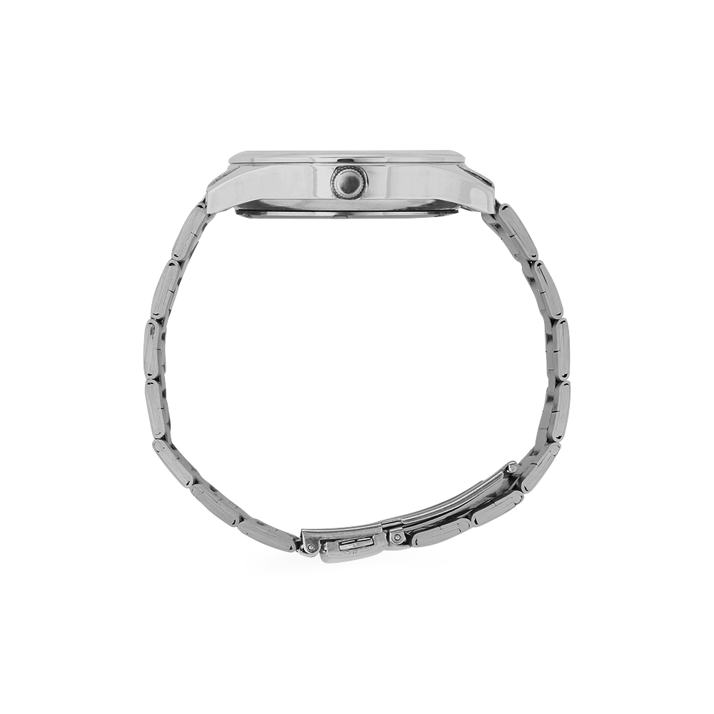 mandala 3D-3 Men's Stainless Steel Watch(Model 104)