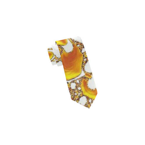 special fractal 04 orange Classic Necktie (Two Sides)