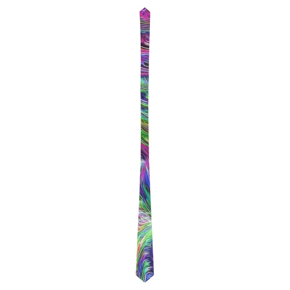 gorgeous Fractal 175 A by JamColors Classic Necktie (Two Sides)