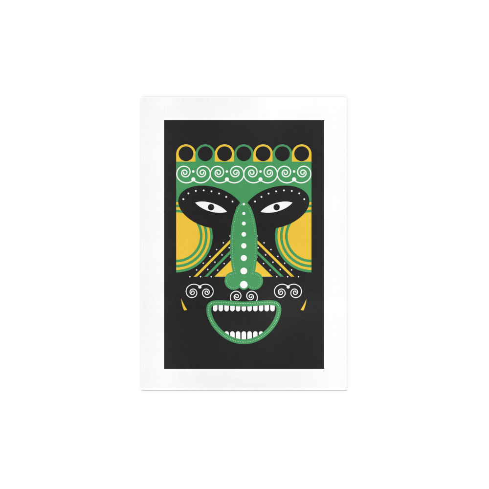 Ritual Mask Art Print 7‘’x10‘’