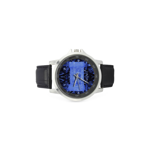 emet Elie 14 Unisex Stainless Steel Leather Strap Watch(Model 202)