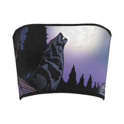 Howling Wolf Bandeau Top
