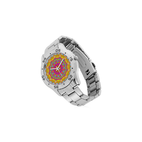 confetti-bright6 Men's Stainless Steel Analog Watch(Model 108)