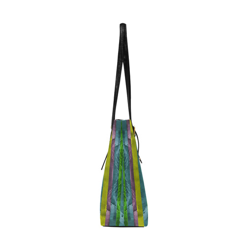 Bread sticks and fantasy flowers in a rainbow Euramerican Tote Bag/Large (Model 1656)