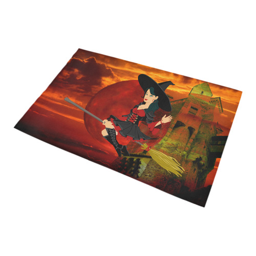 Witch and Red Moon Bath Rug 20''x 32''