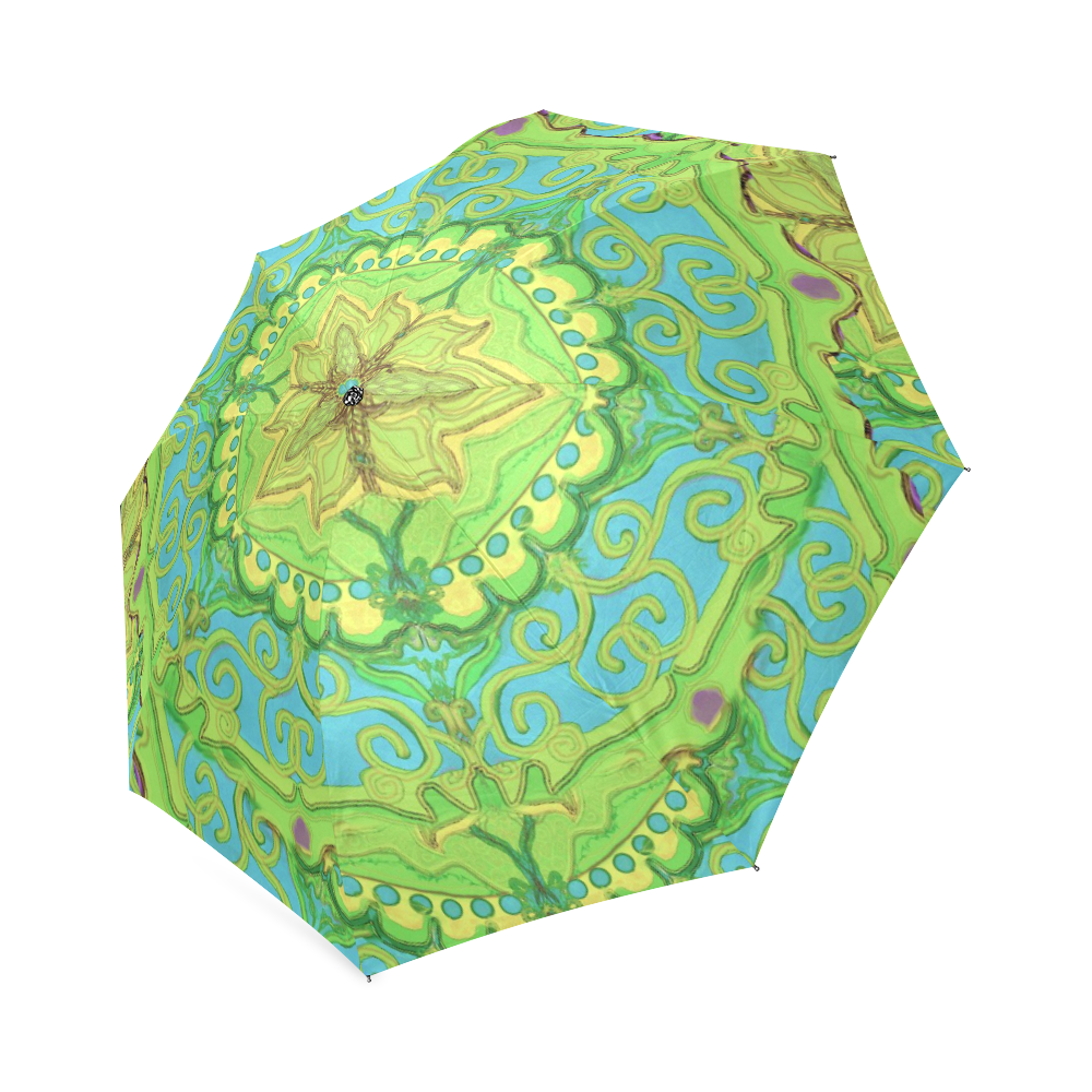 cactus flower 4 Foldable Umbrella (Model U01)