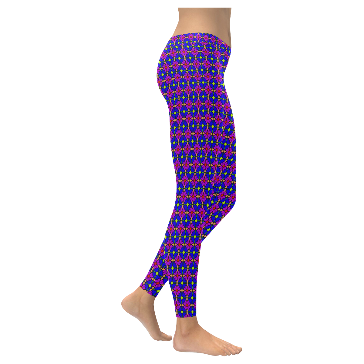 FP-7 Women's Low Rise Leggings (Invisible Stitch) (Model L05)