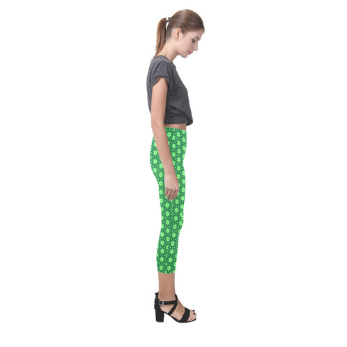 GREEN PETALS Capri Legging (Model L02)