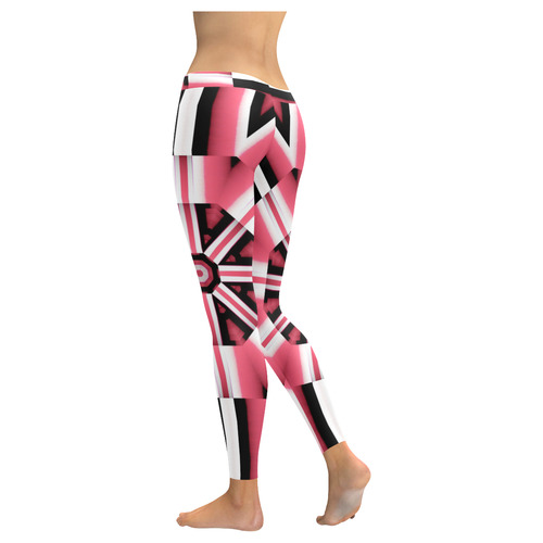 GROOVE-4 Women's Low Rise Leggings (Invisible Stitch) (Model L05)