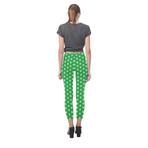 GREEN PETALS Capri Legging (Model L02)