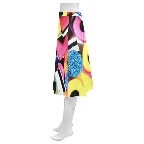 liquorice Mnemosyne Women's Crepe Skirt (Model D16)
