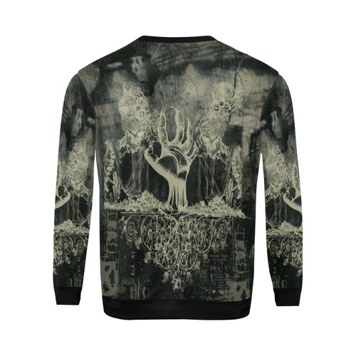 The dark side, skulls All Over Print Crewneck Sweatshirt for Men/Large (Model H18)