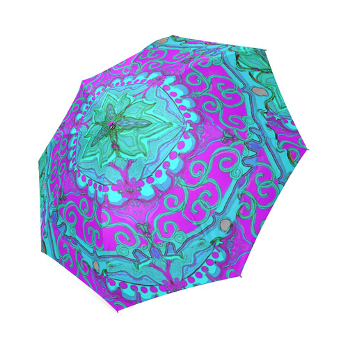 cactus flower 6-2 Foldable Umbrella (Model U01)