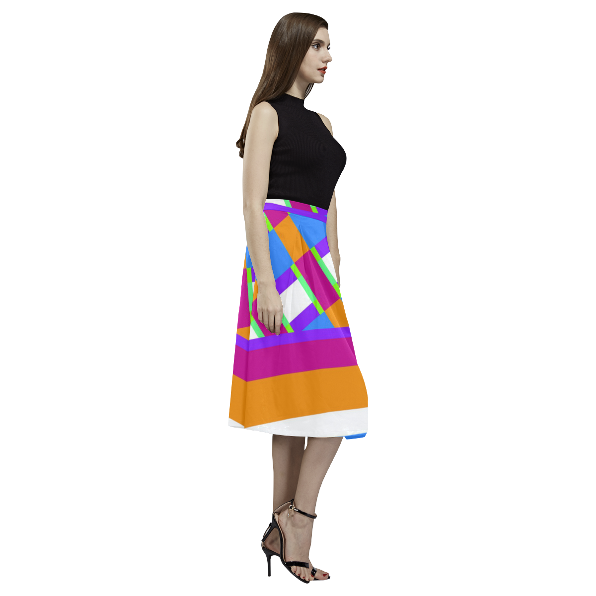 1278 Aoede Crepe Skirt (Model D16)