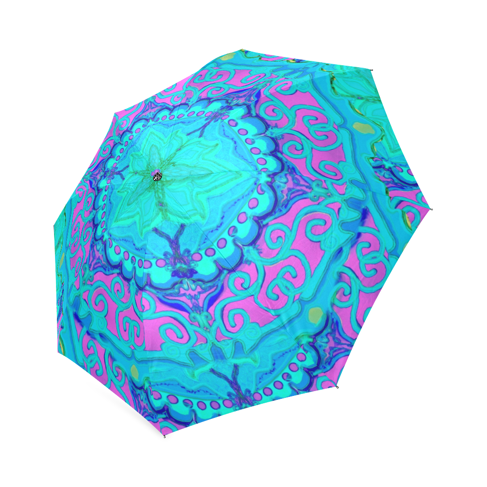 cactus flower 3 Foldable Umbrella (Model U01)